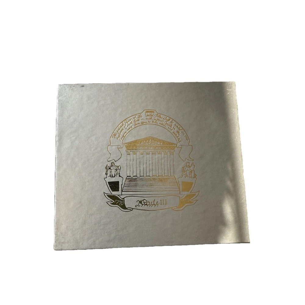 1790-1990 Article III White House Christmas New In Box